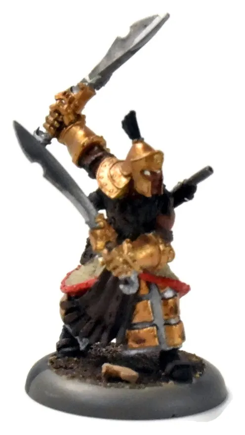 Warmachine Idrian Chieftain Metal #1 Protectorate of Menoth