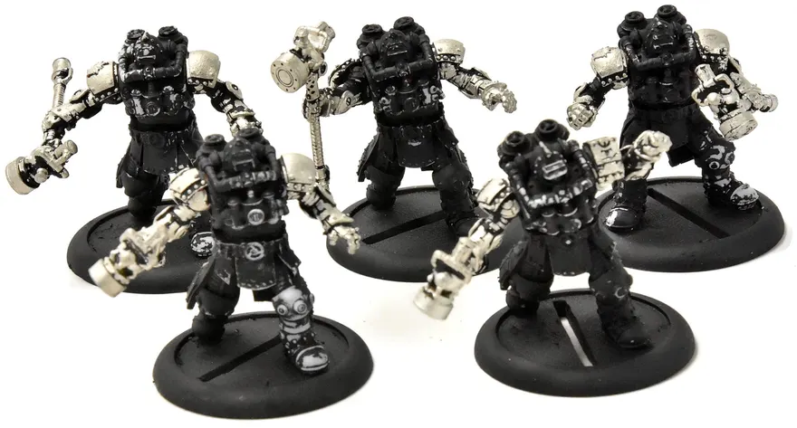 Warmachine 5 Assault Troopers #2 Metal Crucible Guard