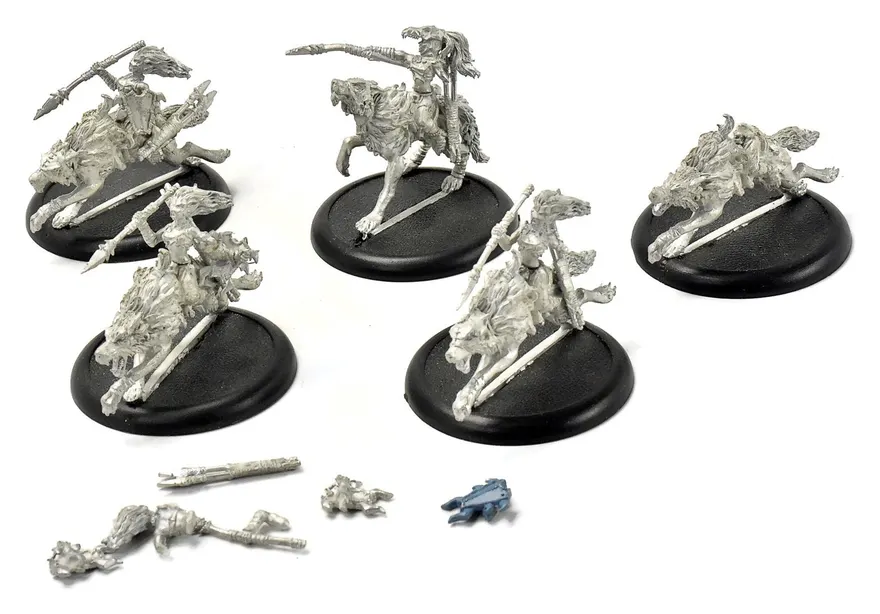 Hordes Circle Orboros 5 Tharn Wolf Riders #1 Metal