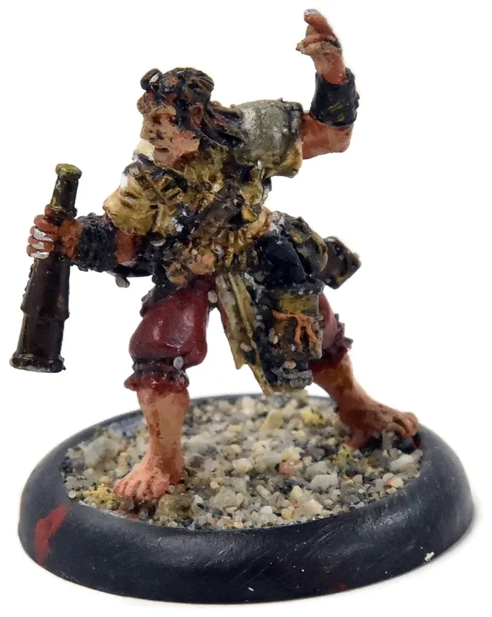 Warmachine Master Gunner Dousal Machaile #1 Metal mercenairies
