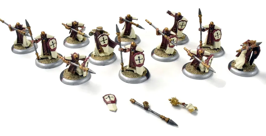 Warmachine 12 Temple Flameguard Metal #1 Protectorate of Menoth