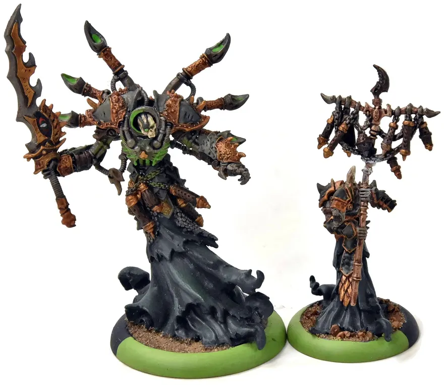 Warmachine Asphyxious The Hellbringer & Vociferon #1 Metal Cryx