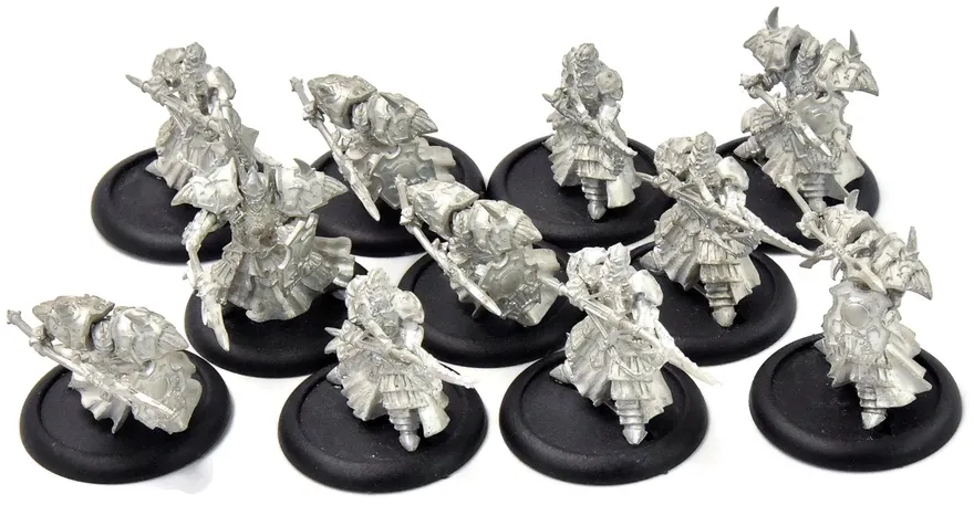 Hordes Skorne 10 Cataphracti #1 Metal