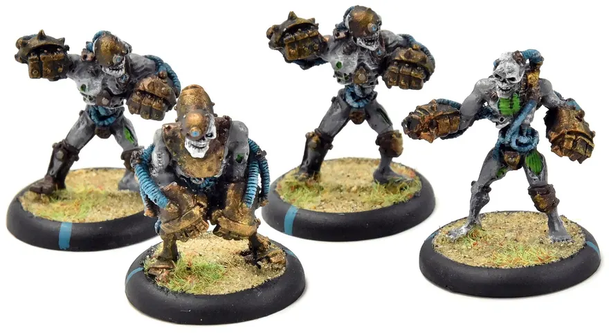 Warmachine 4 Mechanithralls #5 Metal Cryx