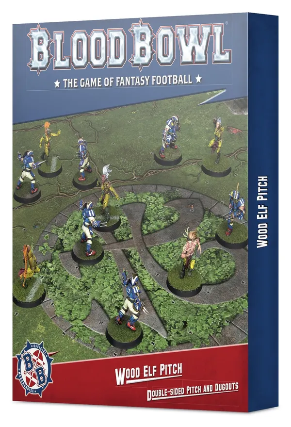Blood Bowl - Wood Elf Pitch & Dugouts
