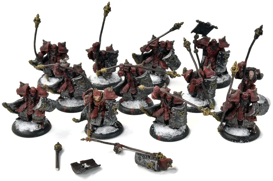 Warmachine 12 Iron Fang Pikemen #1 Metal Khador