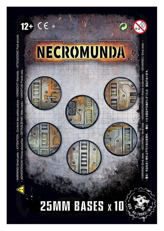 Necromunda 25mm Bases x10