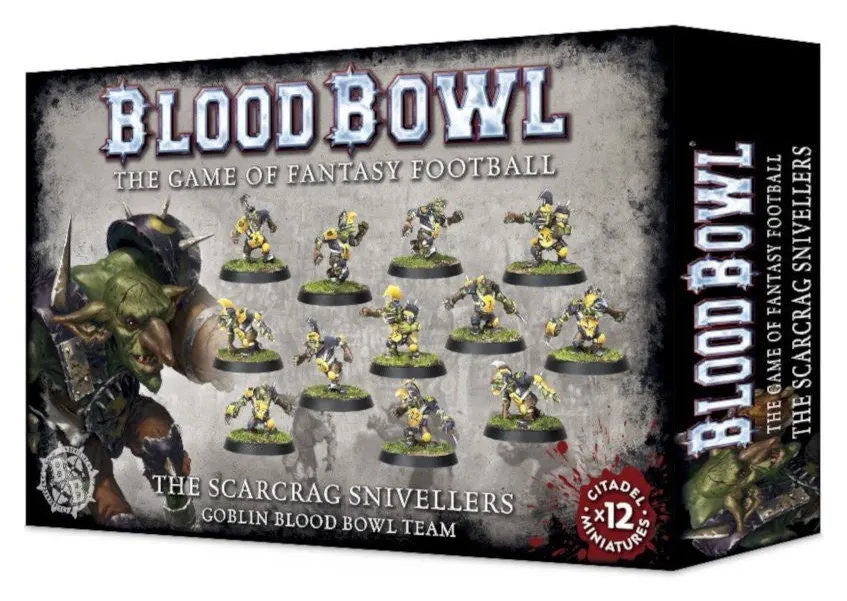 Blood Bowl The Scarcrag Snivellers / Goblins Team