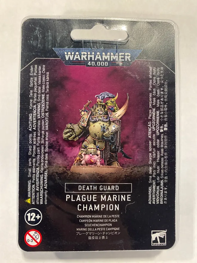 DEATH GUARD: PLAGUE MARINE CHAMPION