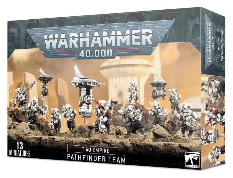 40K Tau Pathfinder team