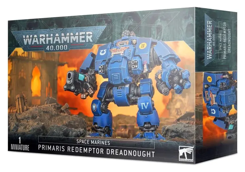 SPACE MARINES PRIMARIS REDEMPTOR DREADNOUGHT WARHAMMER 40,000