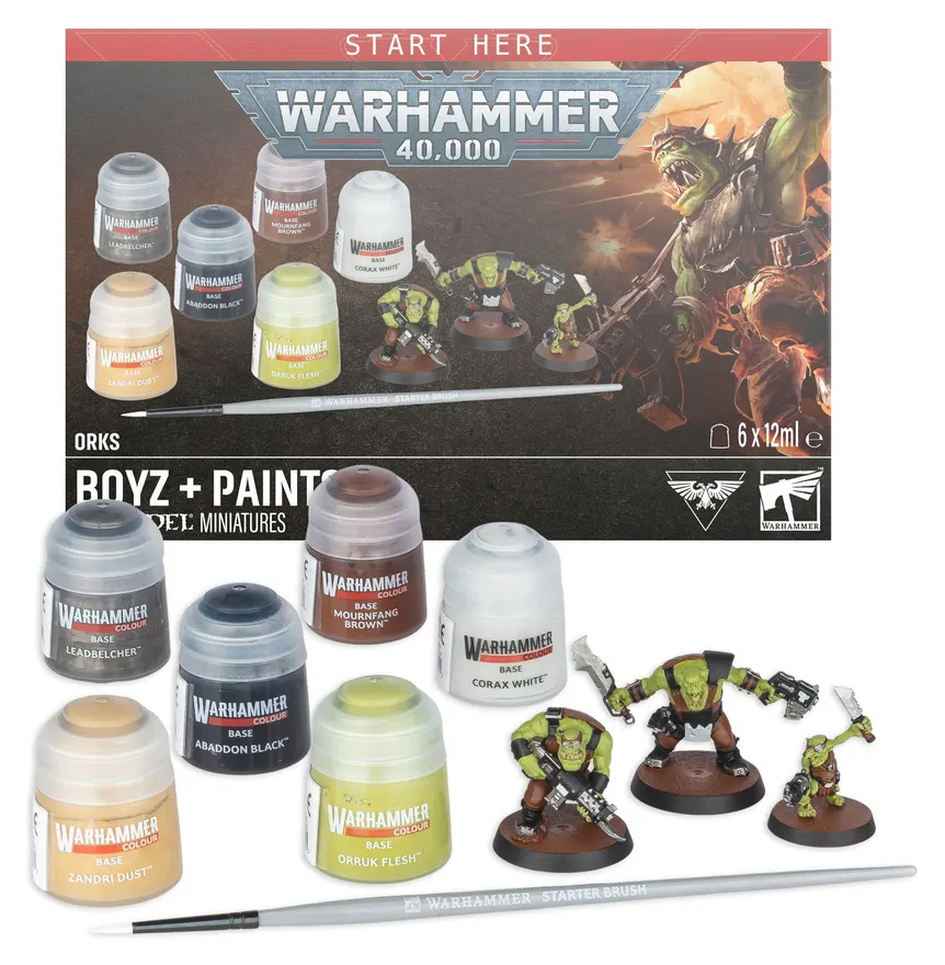 Warhammer 40,000: Orks + Paints Set