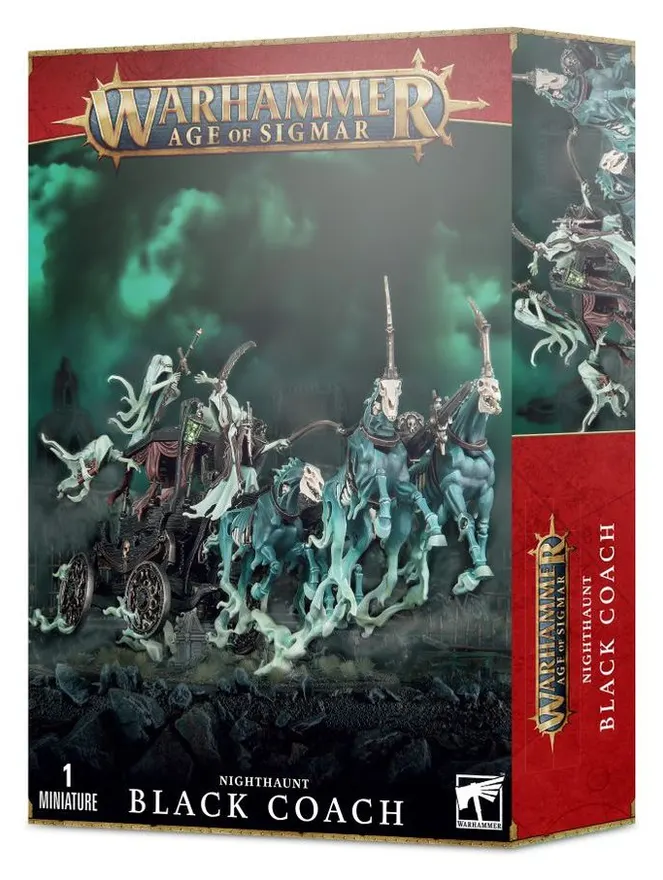 BLACK COACH miniatura NIGHTHAUNT warhammer AGE OF SIGMAR età 12+ Games Workshop - 1