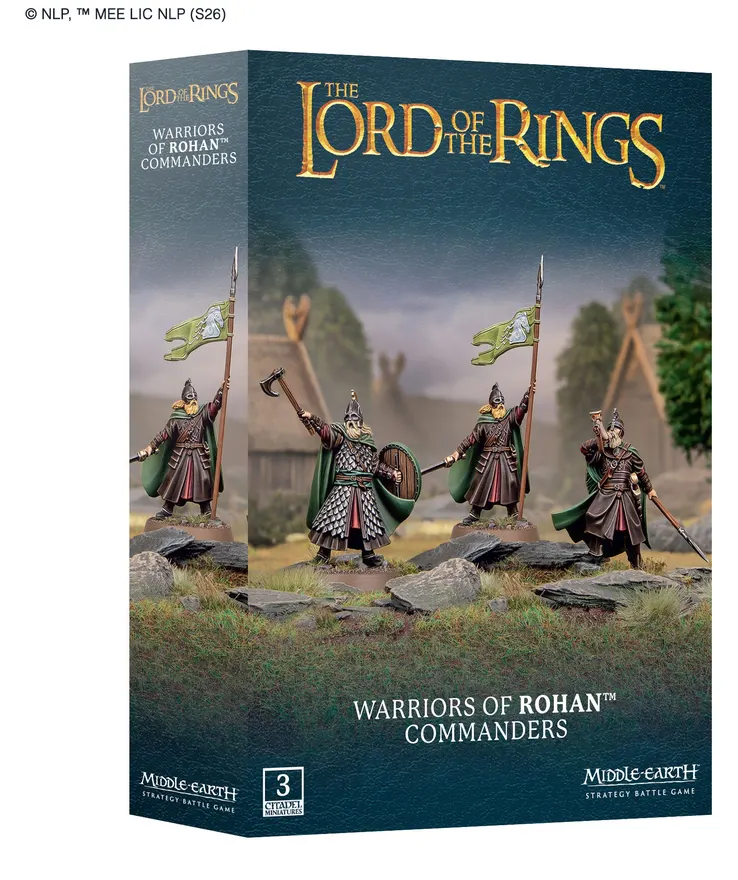 Middle Earth SBG Warriors of Rohan Commanders