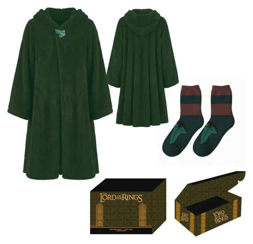 The Lord of the Rings fleecemantel och strumpor presentset