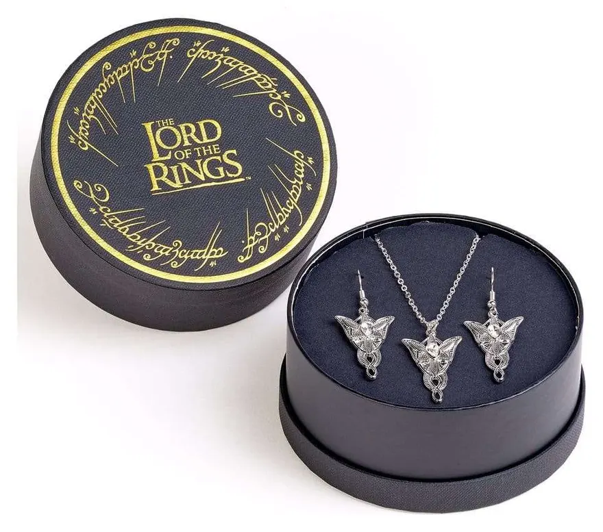 Sagan om ringen Halsband och Örhängen Presentset Evenstar