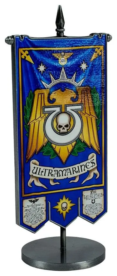 Warhammer 40,000 skrivbordsbanner Ultramarines Chapter