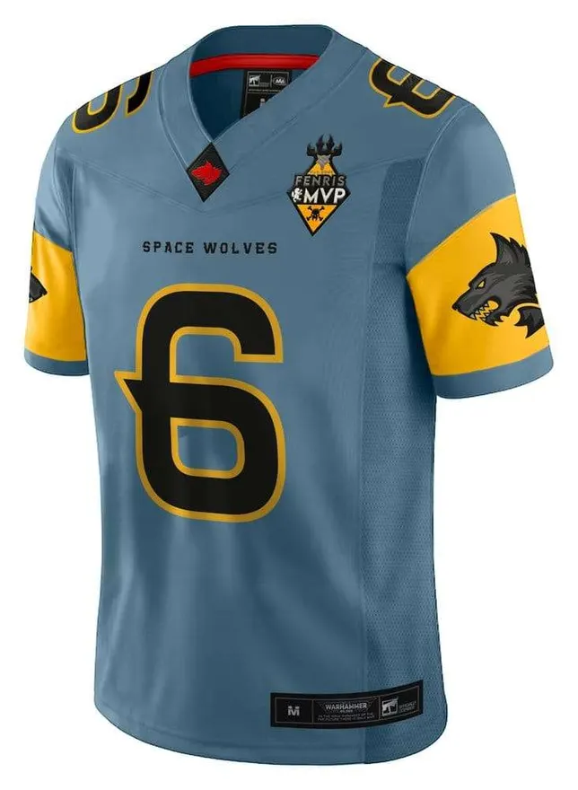 Warhammer 40,000 Sports Jersey Shirt Space Wolves