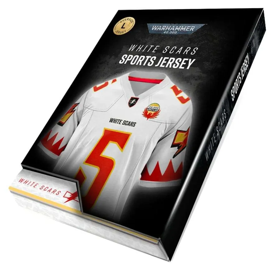 Warhammer 40,000 Sports Jersey Shirt White Scar