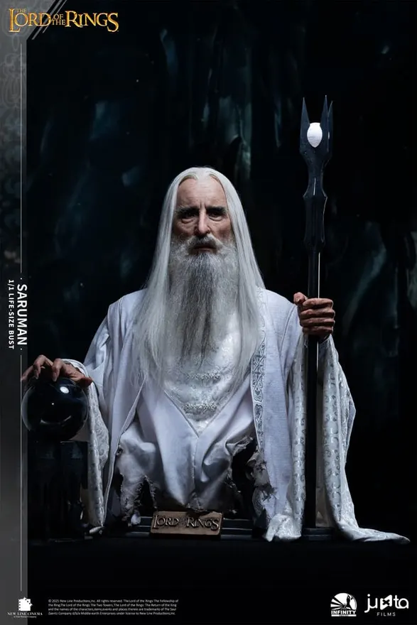 Lord of the Rings byst i naturlig storlek 1/1 Saruman 110 cm