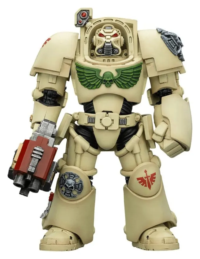 Action Figur Dark Angels Deathwing Terminator 2 med Power Fist och Storm Bolter 14 cm