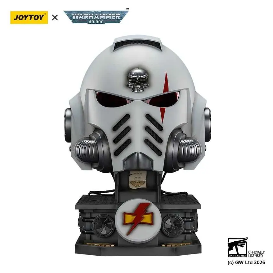 Warhammer 40,000 Hjälm med Displayställ White Scars MkX 44 cm
