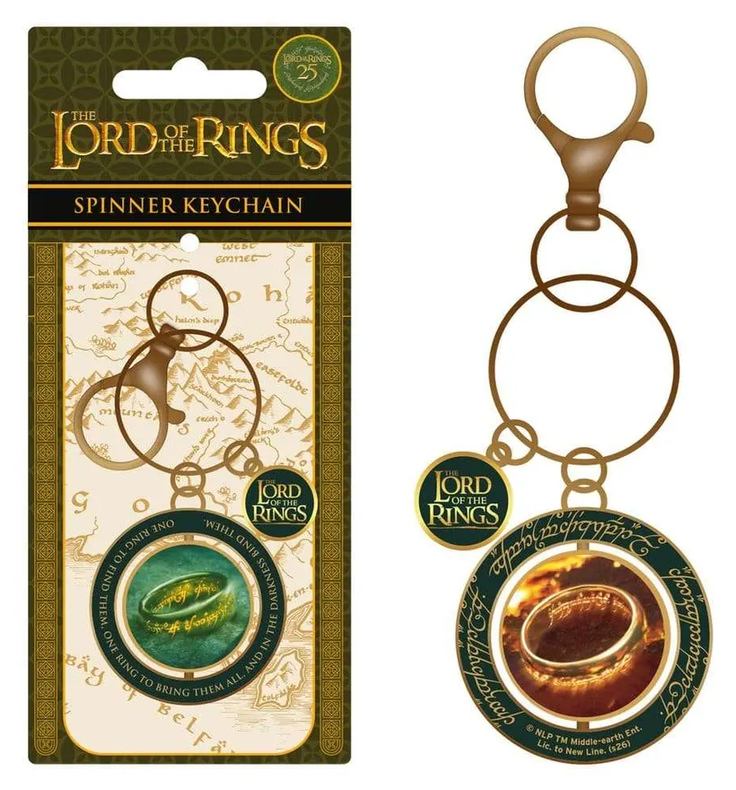 The Lord of the Rings Spinner Keychain Epic Journey