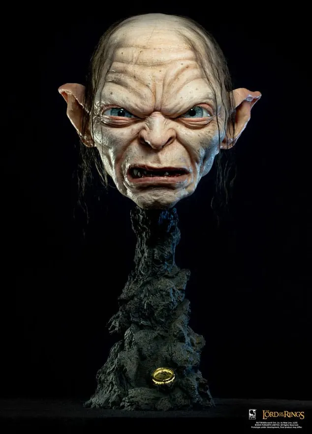 Lord of the Rings Replika 1/1-skala Art Mask Gollum 47 cm