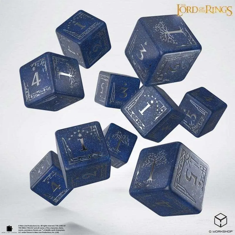 The Lord of the Rings: Gondor – set med 10 D6-tärningar
