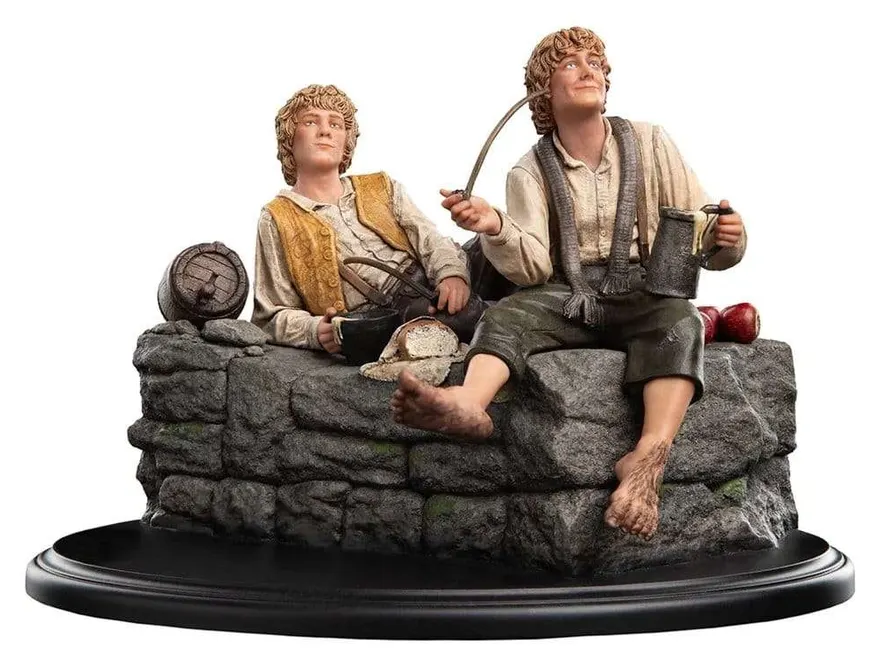 Sagan om Ringen Miniatyrfigur Merry och Pippin 12 cm