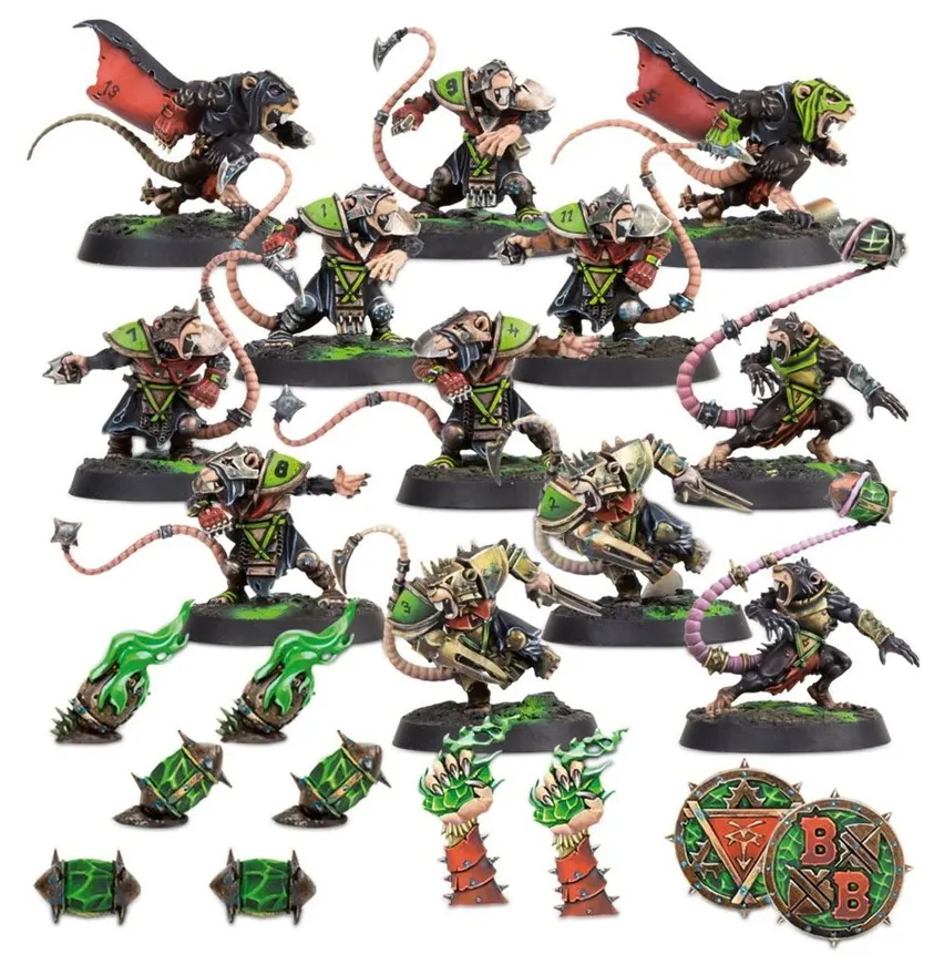 Blood Bowl: The Skavenblight Scramblers Skaven Team (12)