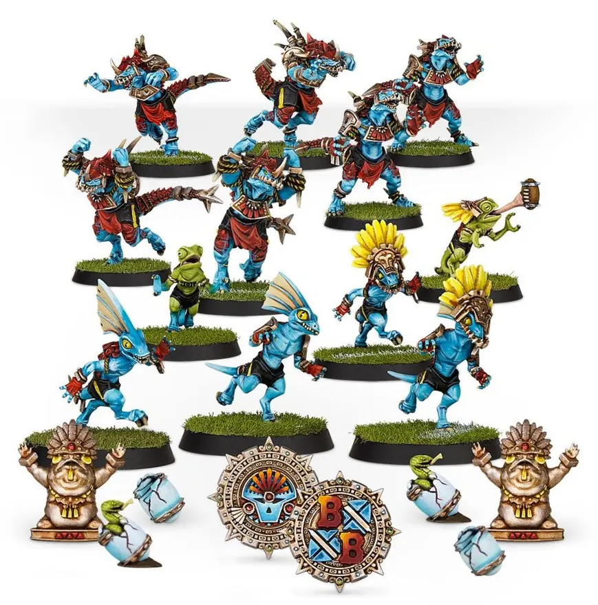 Blood Bowl Team Lizardmen - Gwaka'moli Crater Gators