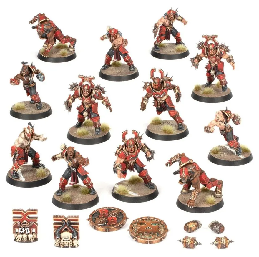 Warhammer Blood Bowl Equipo Khorne Skull tribe Slaughterers