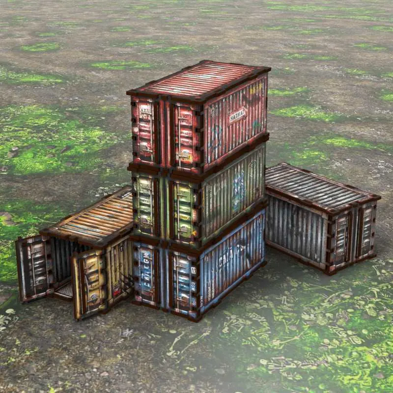 Pre-Painted Foldable WTC terrain Container