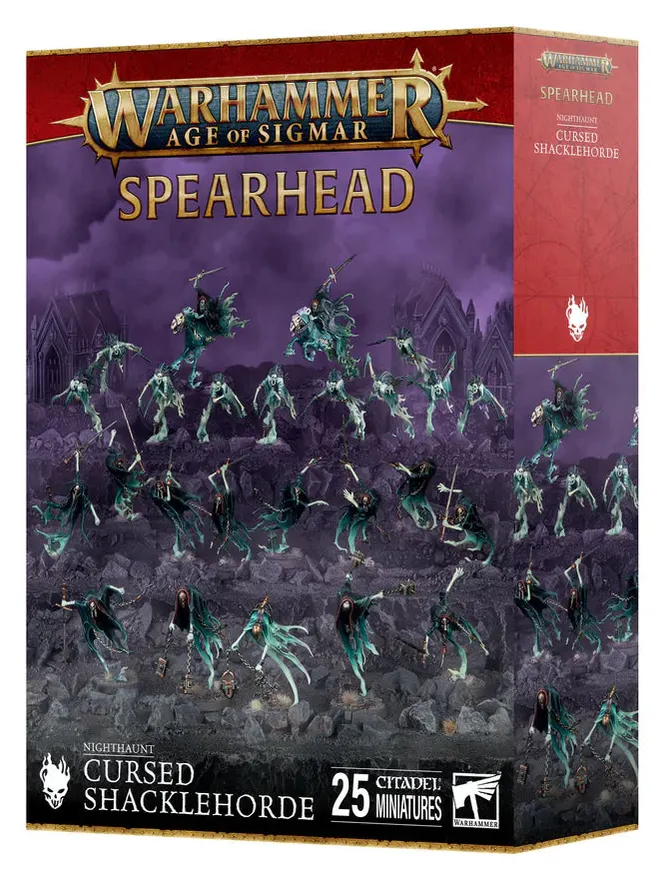 Warhammer Age of Sigmar - Spearhead: Nighthaunt Cursed Shacklehorde