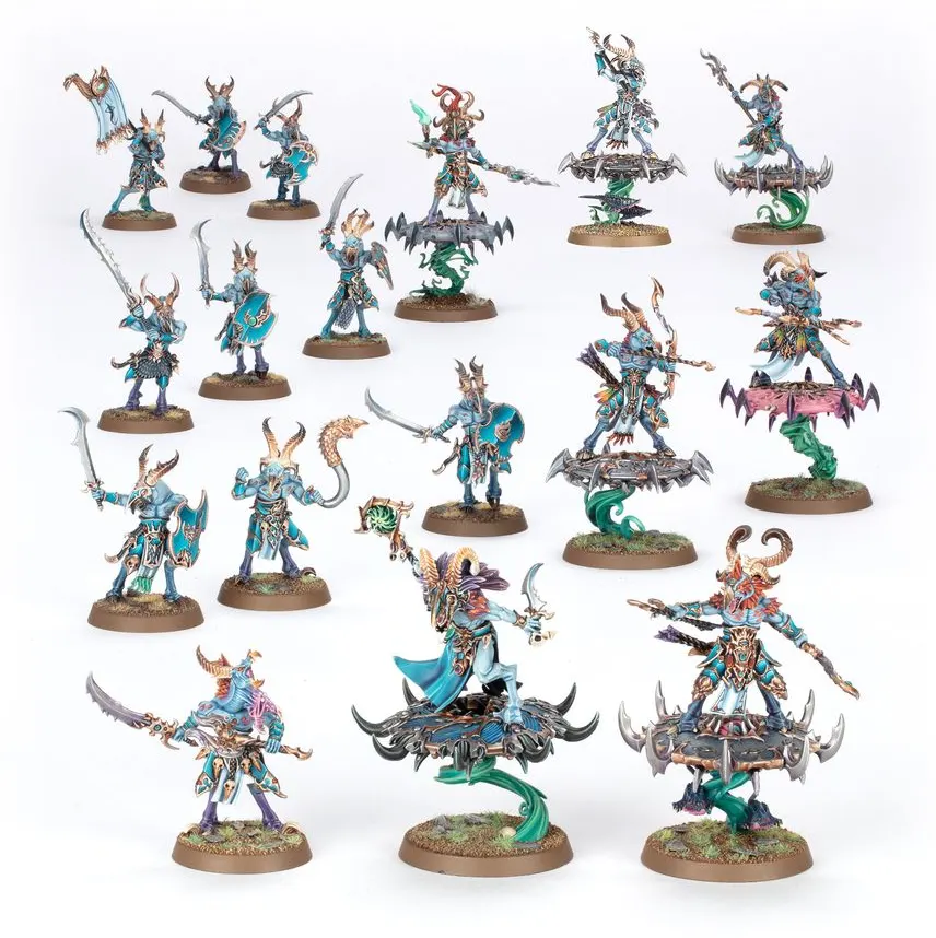 Warhammer Age of Sigmar - Spearhead: Disciples of Tzeentch - Tzaangor Warflock