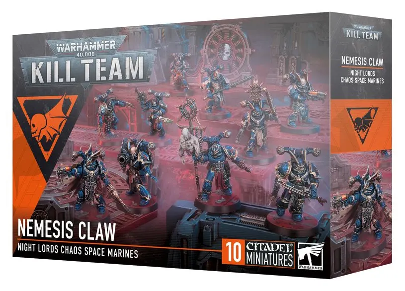 Warhammer 40,000: Killteam Nemesis Claw. Night Lords Chaos Space Marines