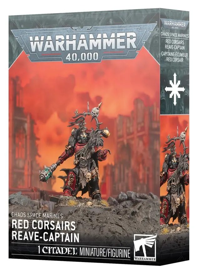 Warhammer 40,000. Chaos Space Marines. Red Corsairs Raeve-Captain