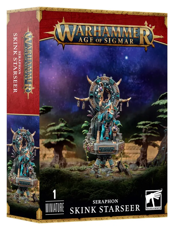 Skink Starseer miniatura Seraphon Warhammer Age of Sigmar Games Workshop - 1