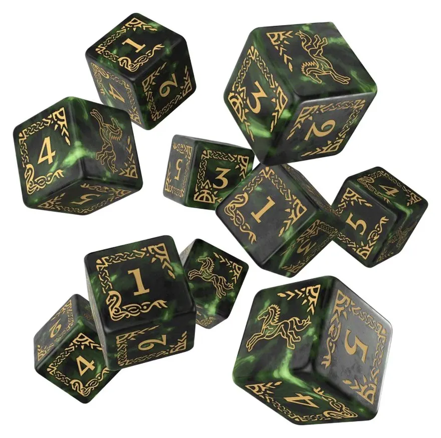 The Lord of the Rings: Rohan 10x D6 Dice Set