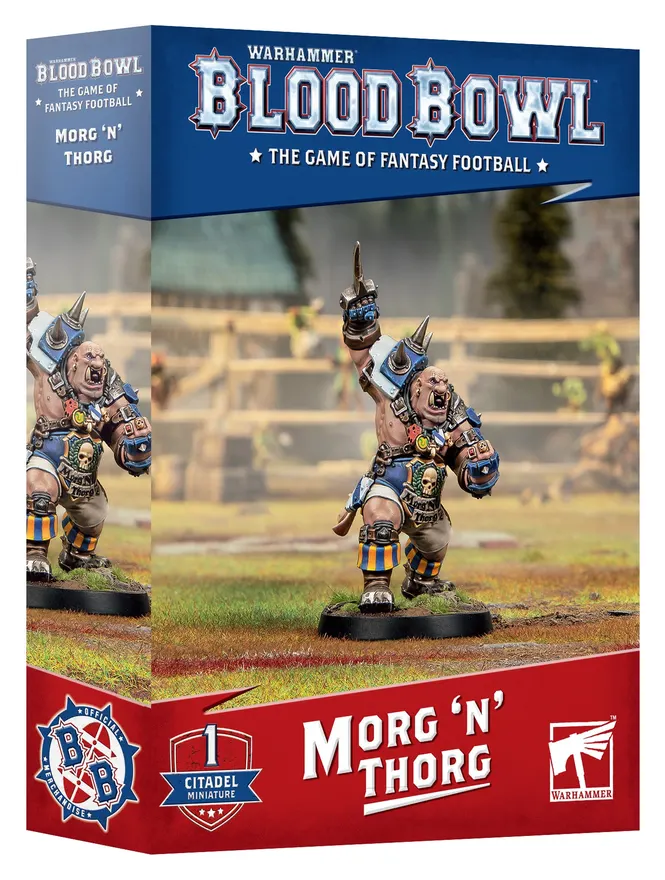 MORG N THORG warhammer BLOOD BOWL miniatura CITADEL games workshop FANTASY FOOTBALL età 12+