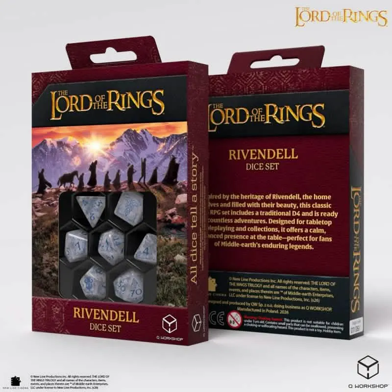The Lord of the Rings : Rivendell Dice Set 1