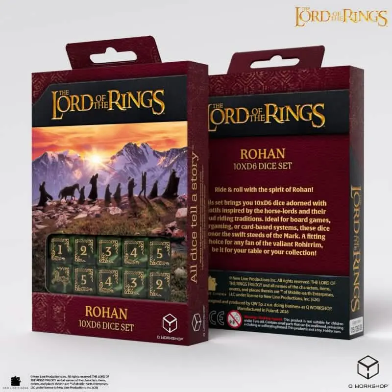 The Lord of the Rings : Rohan 10xD6 Dice Set