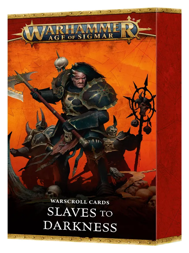 Games Workshop Warscroll Cards: Slaves to Darkness