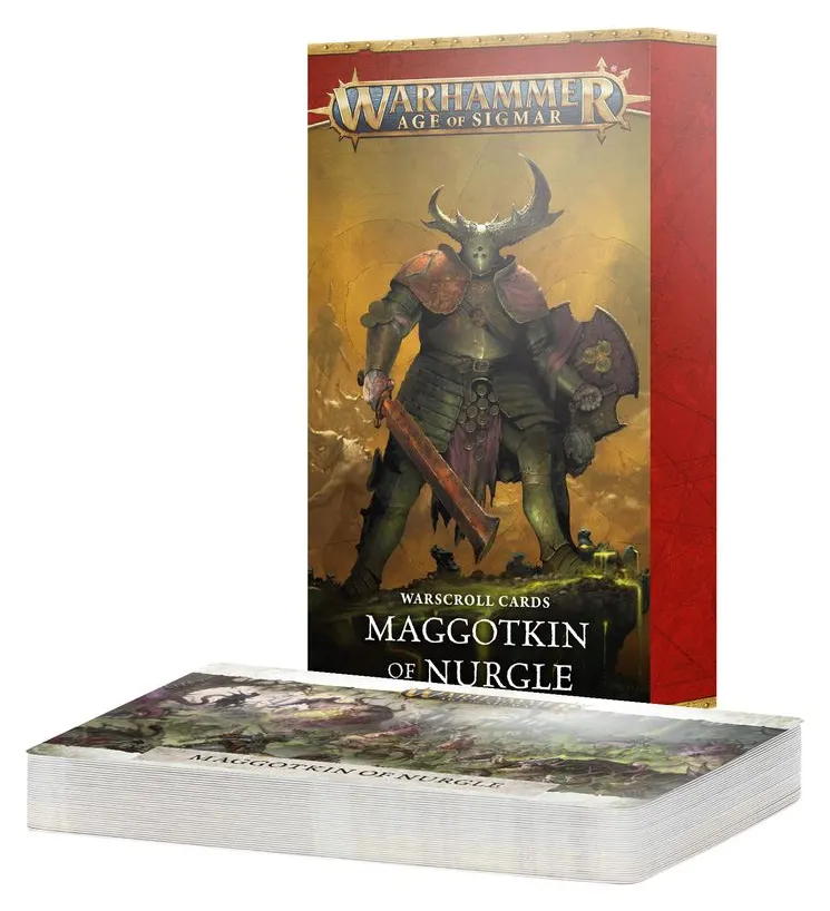 Games Workshop Warscroll Cards: Maggotkin of Nurgle