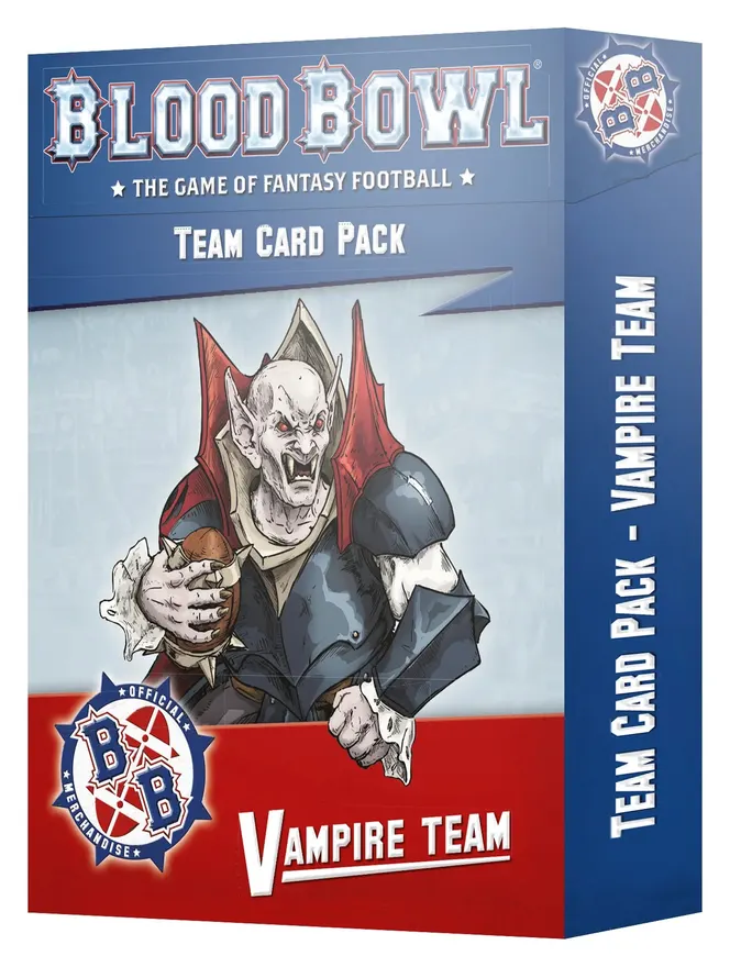 Games Workshop Blood Bowl Vampire Team Card Pack