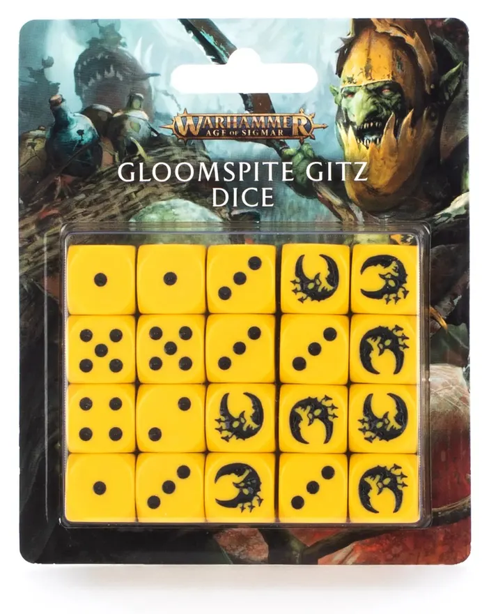 Games Workshop Gloomspite Gitz Dice Set