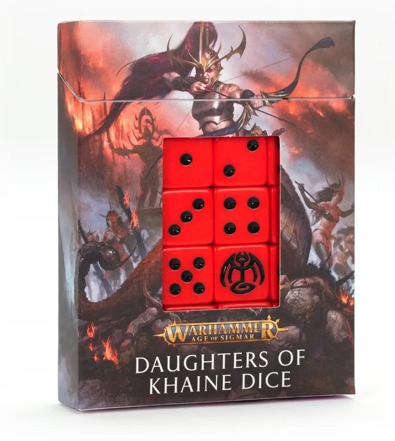 Games Workshop Daughters Of Khaine Dice Set