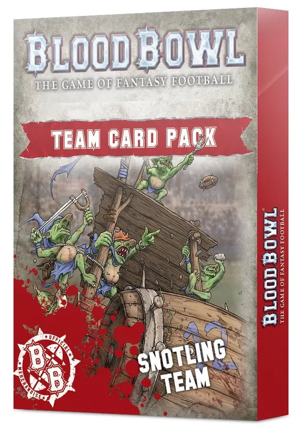 Games Workshop Blood Bowl: Snotling Team Card Pack