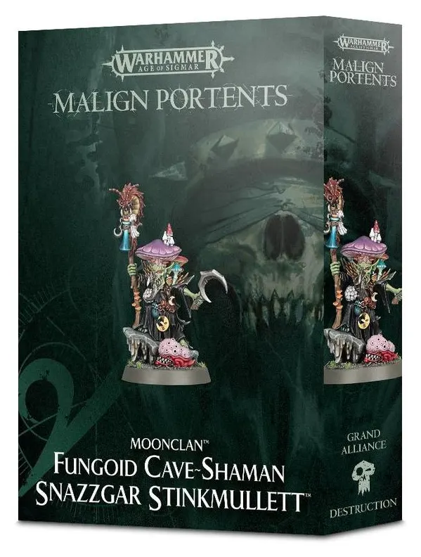 Malign Portents Greenskinz Moonclan Snazzgar Stinkmullett /Fungoid Cave-Shaman